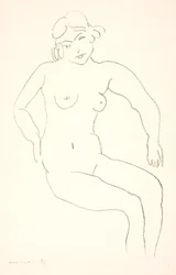 Seated Female Nude