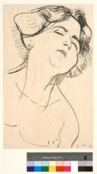 Head of a Woman, Eyes Closed