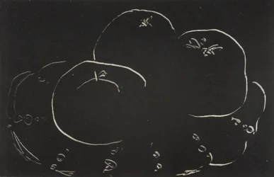 Three Apples and Plate