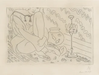 Woman Seated in an Interior