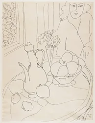 Woman with Still Life