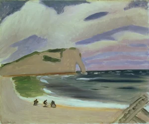 Women on the Beach, Etretat