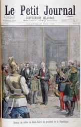 Handing-over of the Collier de Saint André to the President of the Republic, 1895