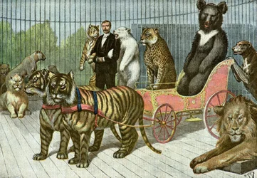 The Cage of Wild Beasts at the Acclimatization Garden, 1895