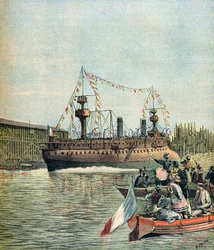 Launch of the French Cruiser Le Suchet