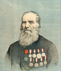 Portrait of Louis Joseph Andre Delacour, Knight of the Legion of Honor in 1897