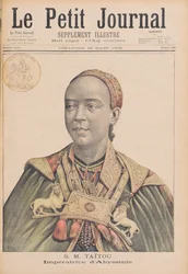 Portrait of Taytu Betul, Empress of Ethiopia