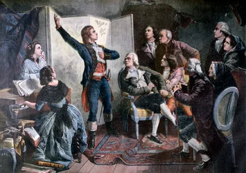 Rouget de Lisle Singing the Marseillaise