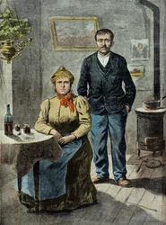 The assassin Xavier Ange Carrara and his wife Louise