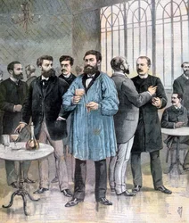 The refreshment bar, Chamber of Deputies of France, Paris, 1892