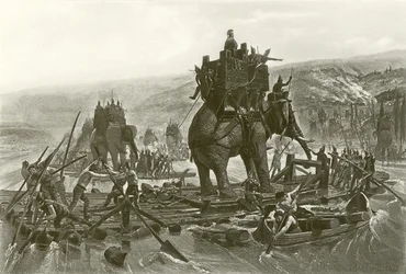 Hannibal Crossing the Rhone
