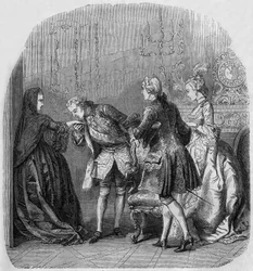 The Princess of Lamballe, King Louis XV, Louis de Richelieu, Countess Jeanne du Barry