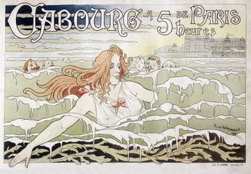 Cabourg at 5 Hours from Paris - Advertising Poster