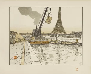 From the Quai de Passy [The Thirty-six Views of the Eiffel Tower]