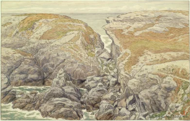 Cliffs at Belle-Isle-en-Mer