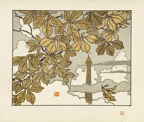 Frontispiece [The Thirty-Six Views of the Eiffel Tower]