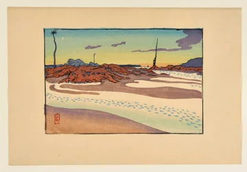 [The markers: La Bouche, Chéruette and the cove at twilight]
