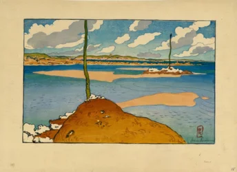 The Cheruette Beacon at Low Tide (Saint-Briac)