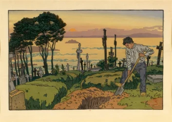 The Gravedigger of Saint-Jean Cemetery in Tréboul