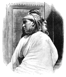 An Arab woman from Tangier, Morocco, 1895
