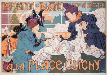 Exposition de Blanc a la Place Clichy
