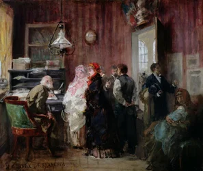 Birth, Town Hall of the 19th Arrondissement, c.1881