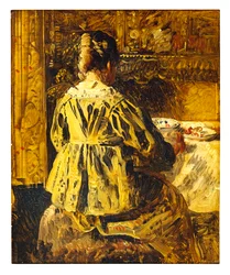 The Meal or Woman Seen from the Back