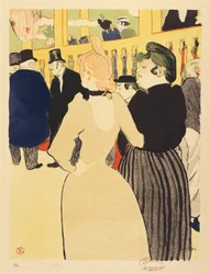 At the Moulin Rouge (La Goulue and Her Sister)