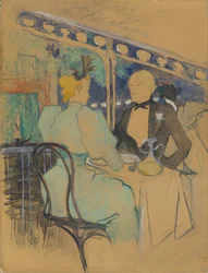 Fashionable People at Les Ambassadeurs