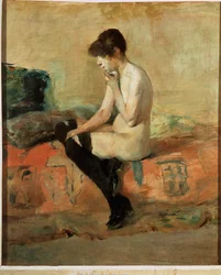 Female Nude on a Couch
