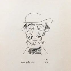 Henri Toulouse-Lautrec. Self portrait.