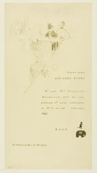 Invitation for Mr. and Mrs. Alexandre Natanson