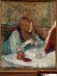 Madame Poupoule at her Toilet