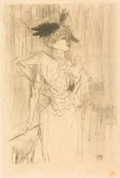 Miss Marcelle Lender, Standing