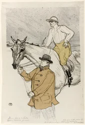 The Jockey Going to the Post