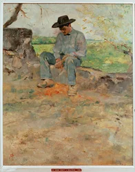 The Young Routy, a Farmboy Who Worked at the Family