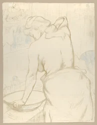 Washing, from "Elles"