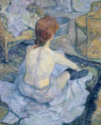 Woman at her Toilet