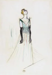 Yvette Guilbert. Portrait