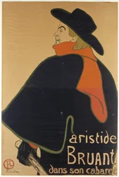 Aristide Bruant in His Cabaret, 1893