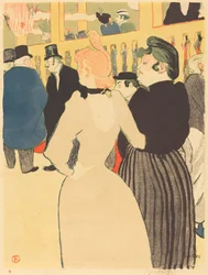 At the Moulin Rouge, La Goulue and Her Sister, 1892
