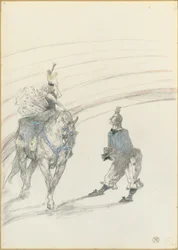 At the Circus: Equestrian Panel, 1899