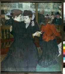 At the Moulin-Rouge. The Two Dancers