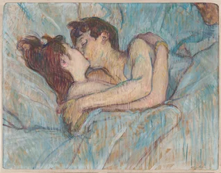 In Bed: The Kiss