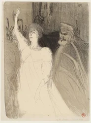 Bartet and Mounet-Sully in Antigone