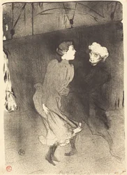 Dress Rehearsal at the Folies-Bergere