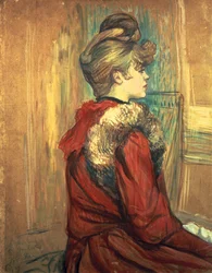 Girl with a Fur Stole, Mademoiselle Jeanne Fontaine, 1891