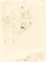 Lender Dancing the Bolero in "Chilperic"