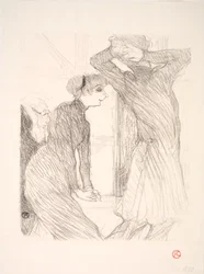 Lugné Poë and Berthe Bady in Above Human Forces