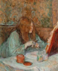 Madame Poupoule at her Toilette